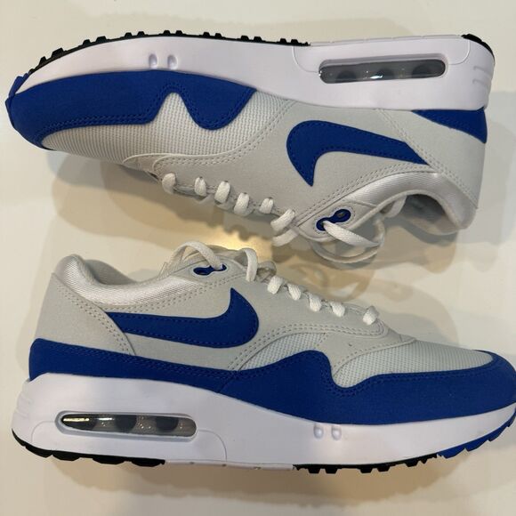 Nike Air Max 1 OG 86 Golf White Blue Golfing Shoes Men Sz 8 New DV1403-115 main image 4